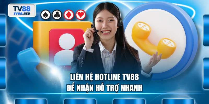 Liên hệ hotline TV88 để nhận hỗ trợ nhanh