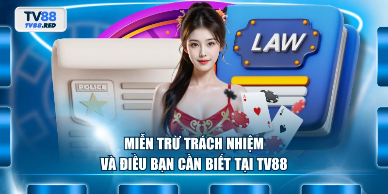 Miễn trừ trách nhiệm và điều bạn cần biết tại TV88
