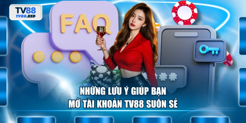 Những lưu ý giúp bạn mở tài khoản TV88 suôn sẻ